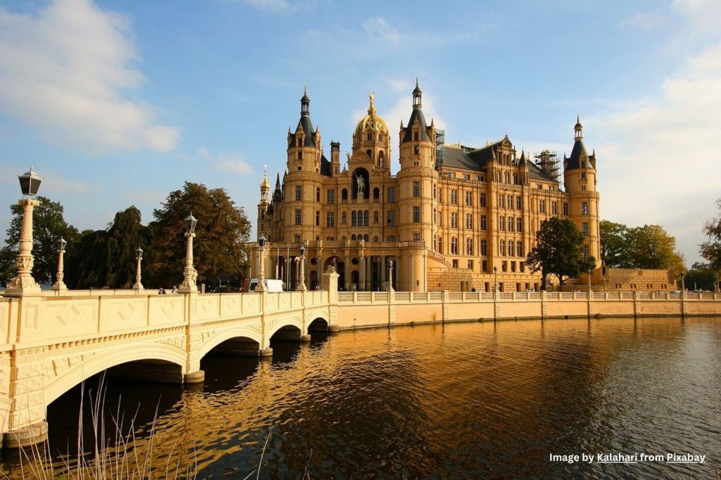 Der Zauberer in Schwerin.